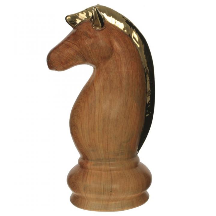 758849 Фигурка декоративная "Шахматный конь", L16 W13 H28 см