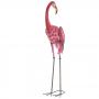 804609 Фигура декоративная "Фламинго", (подсветка, солнечная батарея), L28 W13 H91 см
