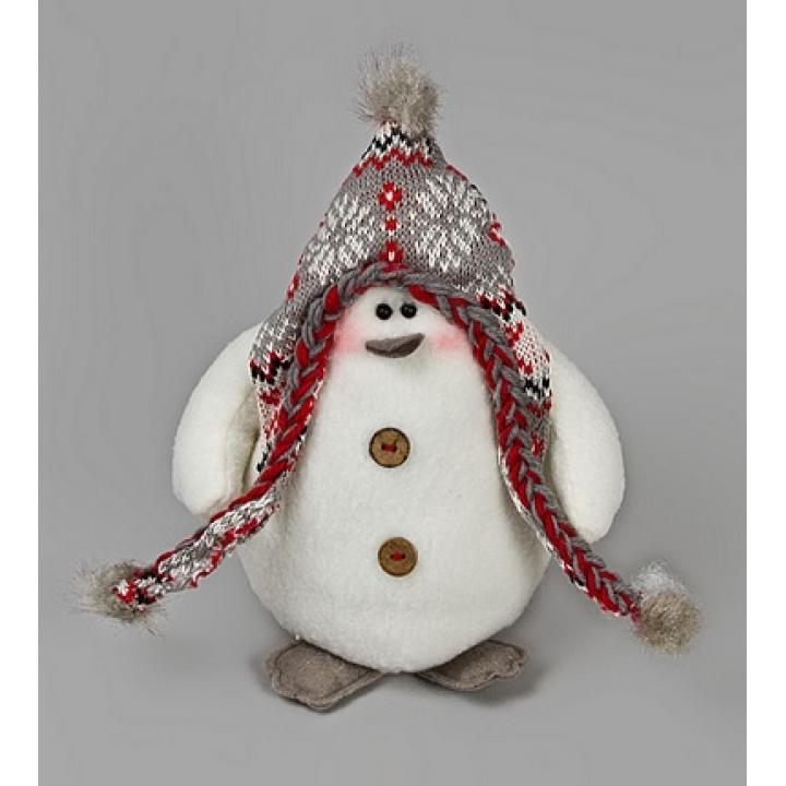 Пингвин в шапке, 22 см YB31054 искуствен. трикотаж