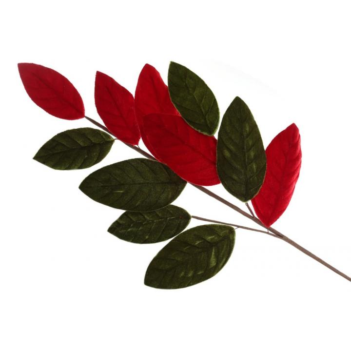 807-147 Ветка с листьями (красно-зелёный)(36) (10702070/300720/0173436, Китай)