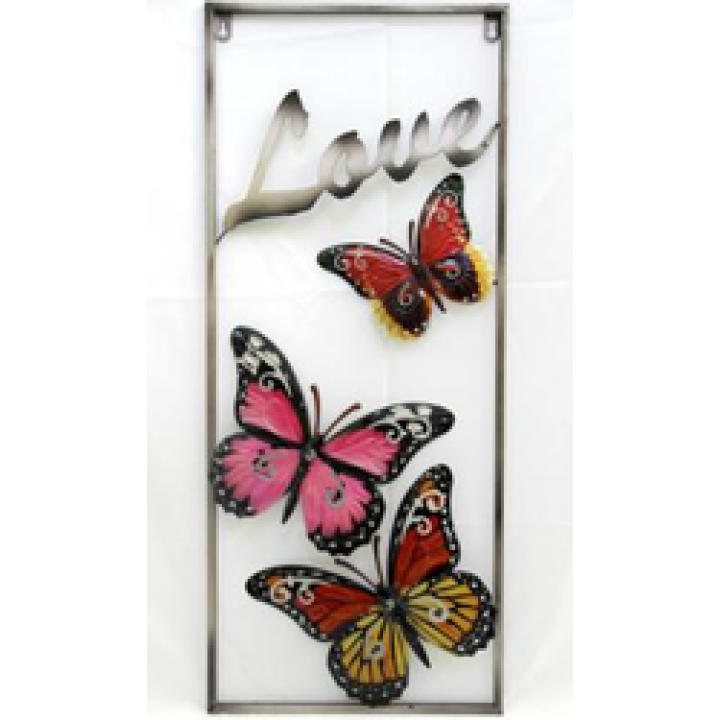 Декор настен "Бабочки" (70*30*4см) HJ-53552