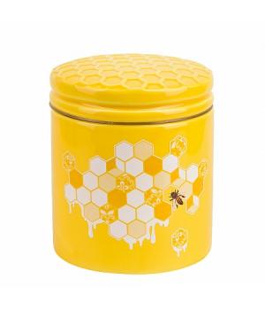 Банка для сыпучих продуктов "Honey" 10*10*12см. v=480мл. (подарочная упаковка)