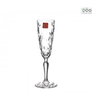 Набор фужеров для шампанского RCR Laurus 180мл (6 шт) (эко-хрусталь Luxion)