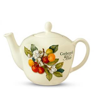 Чайник с крышкой 1л artigianato ceramico Груша, 7360-CEM		39535