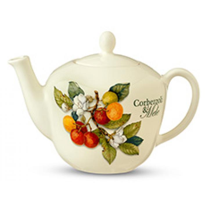Чайник с крышкой 1л artigianato ceramico Груша, 7360-CEM		39535