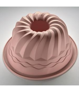 Форма для выпечки кекса силик.(т-роз) d-24.h-11