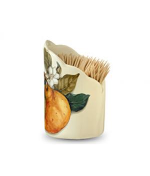 Подставка для зубочисток 8см artigianato ceramico Груша, 7407-CEM		39513