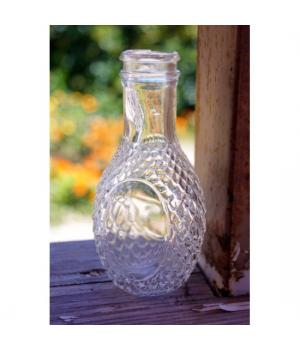1452-П Бутылочка декоративная для флористов с пробкой стекло d 5.8 см х 12.1 см