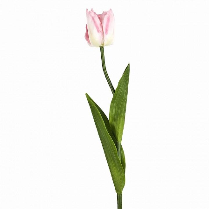 Цветок искусственный (на ножке) "Тюльпан розовый" h=66см. (min36) (транспортная упаковка)