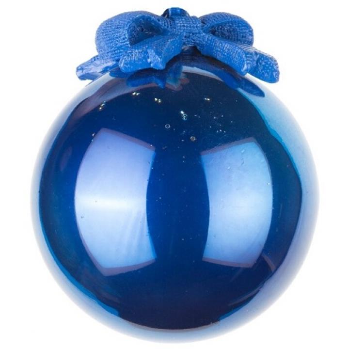 08739 Глянцевый синий шар 8 см ()