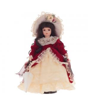 799975 Кукла "Аделина", L21 W11,5 H43 см (фарфор, текстиль)