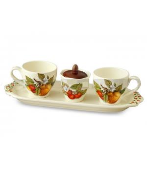 Чайный сервиз 5 предметов  artigianato ceramico Груша, 7380-CEM	39541