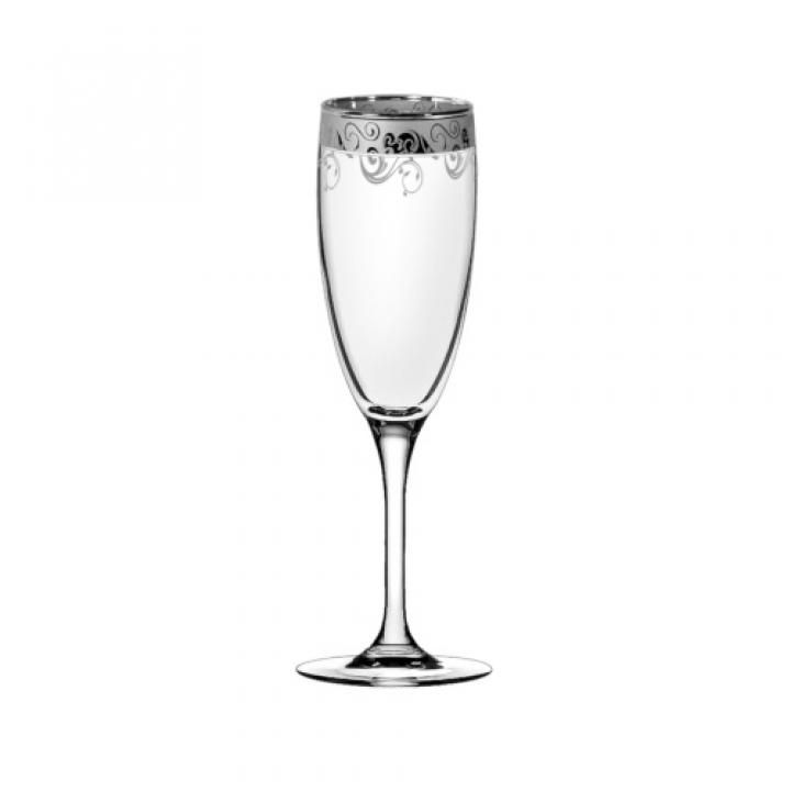 SE531-1687/S/Z/2  Набор - Бокалы для шампанского 2 шт. с узором "Весенний букет"