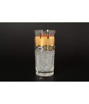 Набор стаканов для воды 350 мл Max Crystal Золото (6 шт.)27439