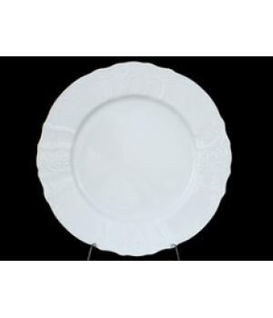 Набор тарелок 27 см Бернадотт Белый узор (6 шт) 10607