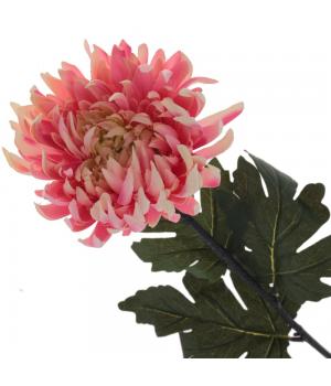 749019 Цветок искусственный "Хризантема", L17 W17 H84 см
