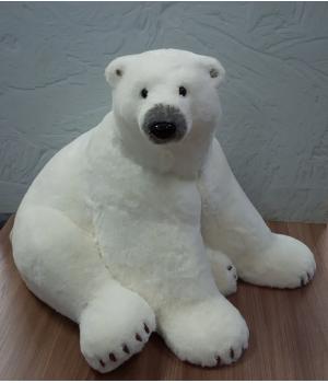 Фигура "Медведь" (пластик) 50х43хН40 см цвет Белый Арт.63101537
