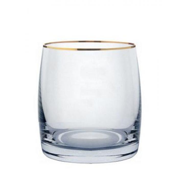 Идеал стакан для бренди 290 мл ОА727 отводка золотом