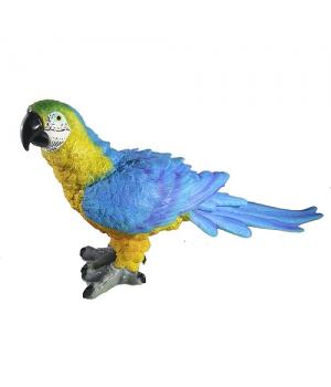 Фигура декоративная "Попугай Ара Синий"  L39W12H22
