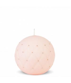 Свеча "Флоренция" Пудрово-розовая сфера маленькая 9,5x10x10