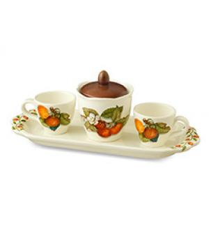 Кофейный сервиз 5 предметов  artigianato ceramico Груша, 7390-CEM	39542