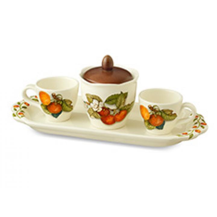 Кофейный сервиз 5 предметов  artigianato ceramico Груша, 7390-CEM	39542
