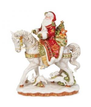 19-608 Дед Мороз на лошади "Дамаск"