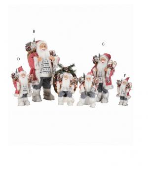 Декоративная новогодняя кукла - "Дед мороз" 30см TM-218523F