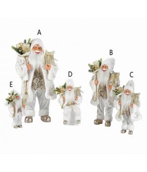 Декоративная новогодняя кукла - "Дед мороз" 40см (сидячий) YS-21013D