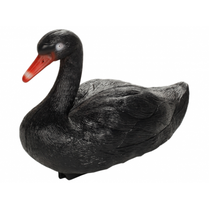 Лебедь-фигура садовая (38*17*28см) чёрный А064-А