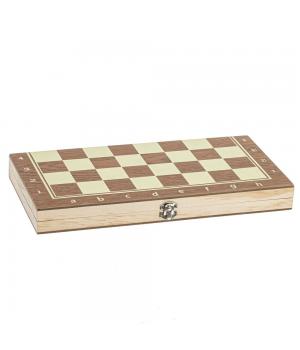796260 Игра настольная 3 в 1 (шахматы, шашки, нарды), L29 W14,5 H3 см