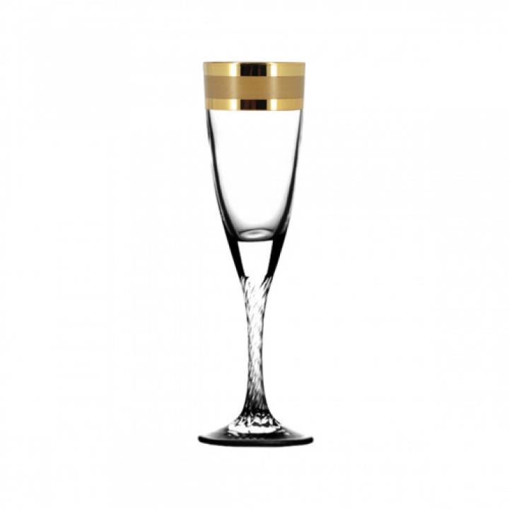 EAV79-307/S Набор - бокалы для шампанского 6 шт. с узором "Ампир"